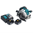 Makita DHS 661 RM Akku Handkreissäge 18 V 165 mm Brushless + 2x Akku 4,0 Ah + Ladegerät - Toolbrothers