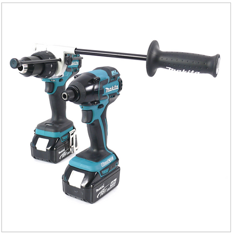 Makita DLX 2040 MJ : DHP 481 & DTD 129 im MAKPAC inkl. 2x BL1840 B Akkus + DC 18 RC Ladegerät - Toolbrothers