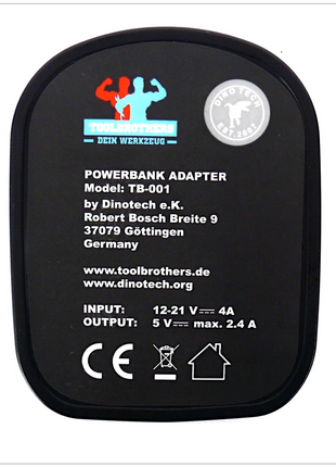 Handy / Tablet / Smartphone USB Ladegerät / Adapter 2,4 A für Makita 14,4 & 18 V Akkus - Toolbrothers