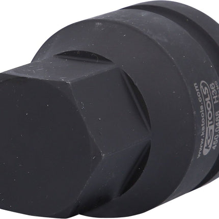 KS TOOLS 1" Kraft-Bit-Stecknuss Innensechskant, kurz, 36 mm ( 450.0488 ) - Toolbrothers