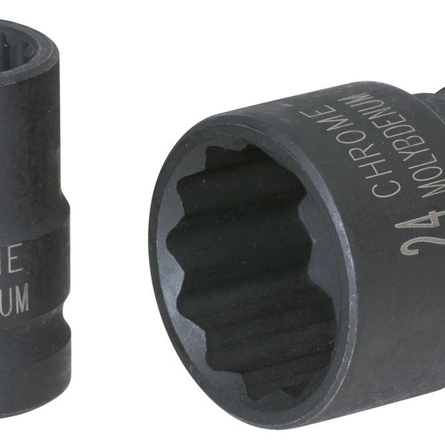 KS TOOLS 1/2" 12-kant-Kraft-Stecknuss, kurz, 8 mm ( 515.0987 ) - Toolbrothers