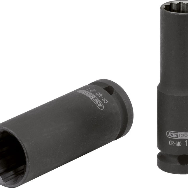 KS TOOLS 1/2' Douilles à chocs 12 pans, longues, 27 mm ( 515.0973 )
