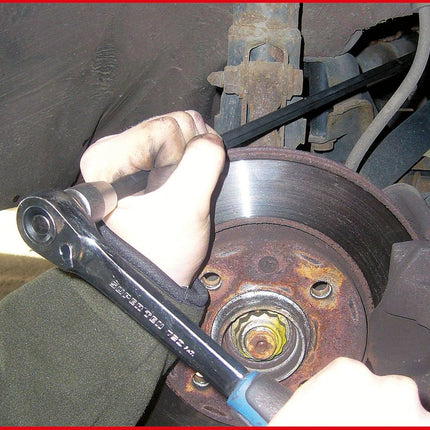 KS TOOLS 1/2" Antriebswellen-Stecknuss Vielzahn, M10 ( 150.1725 ) - Toolbrothers