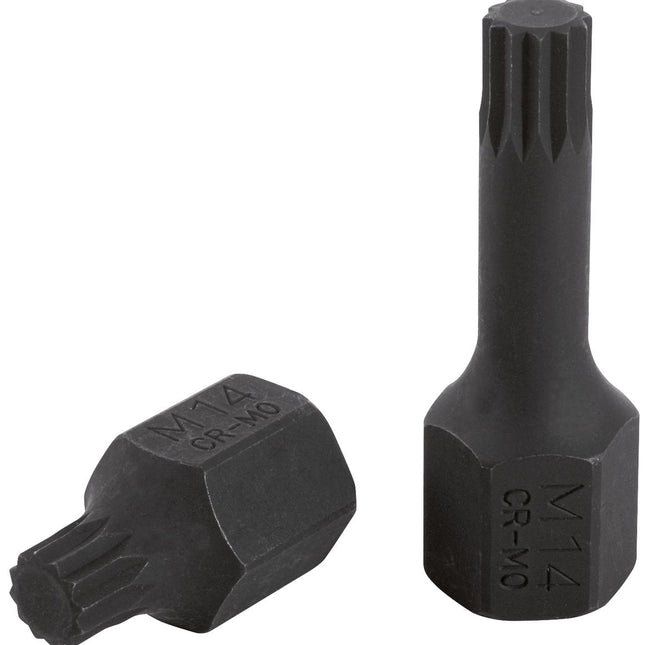 KS TOOLS 1/2" DUODRIVE Spezial-Kraft-Bit-Stecknuss XZN, M14,43mm kurz ( 515.1161 ) - Toolbrothers