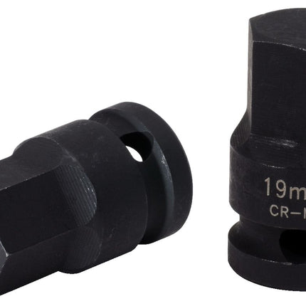 KS TOOLS 1/2" Kraft-Bit-Stecknuss, Innensechskant, 19mm ( 150.1710 ) - Toolbrothers