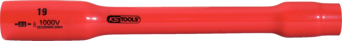 KS TOOLS Douille 1/2' avec revêtement isolant, XL, 24 mm, 255 mm ( 117.1386 )