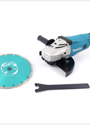 Makita GA 9020 S 2000 W 230 mm Winkelschleifer Softstart mit 1 x DIAMAK Diamantscheibe P-44155 - Toolbrothers