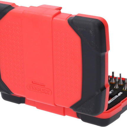 KS TOOLS 1/4" + 10 mm Torx- und Innensechskant-Schrauben-Ausdreher-Satz, 34-tlg ( 150.7060 ) - Toolbrothers