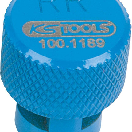 KS TOOLS RDKS / TPMS Reifenentlüfter, blau, rechts hinten ( 100.1189 ) - Toolbrothers