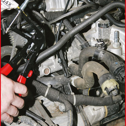 KS TOOLS KFZ Schlauchschellenzangen-Satz, 7-tlg ( 115.1055 ) - Toolbrothers