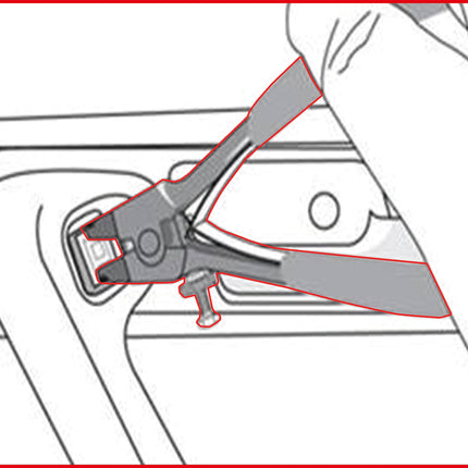 KS TOOLS Außenspiegel-Zange für BMW ( 115.1305 ) - Toolbrothers