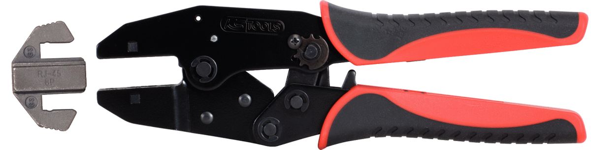 KS TOOLS Pince à sertir pour cosses western, RJ45 ( 115.1470 )