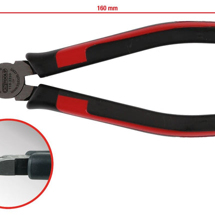 KS TOOLS SlimPOWER Diagonal-Seitenschneider, 160mm ( 115.2231 ) - Toolbrothers