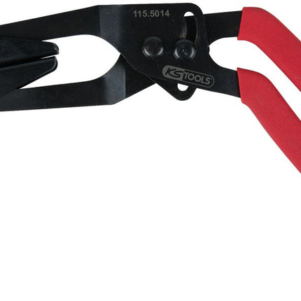 KS TOOLS Stufenlose-Abklemmzange abgewinkelt, Ø 74,0 mm ( 115.5014 ) - Toolbrothers