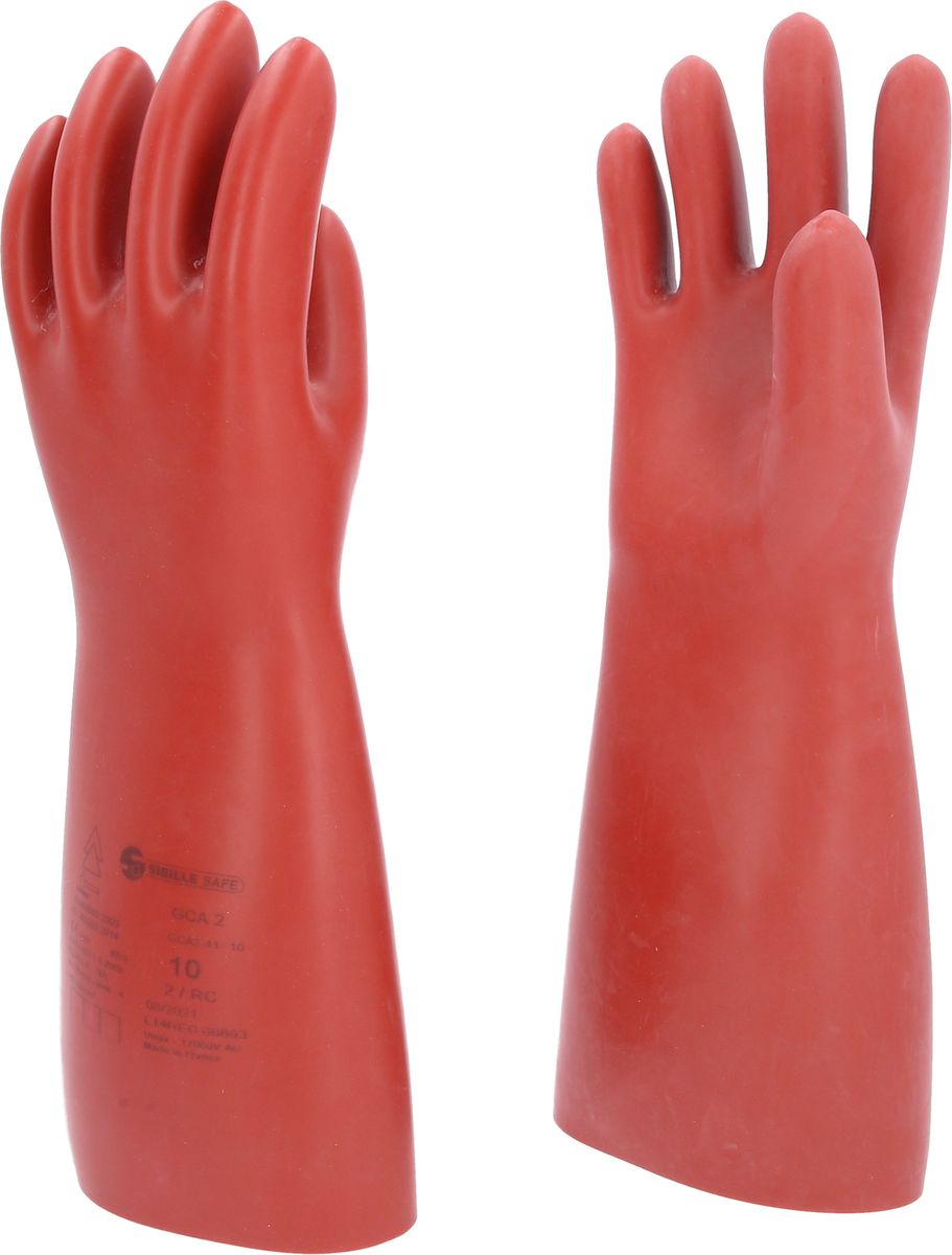 KS TOOLS Gant de protection pour électricien à protection mécanique et thermique, taille 10, classe 2, rouge ( 117.0010 )