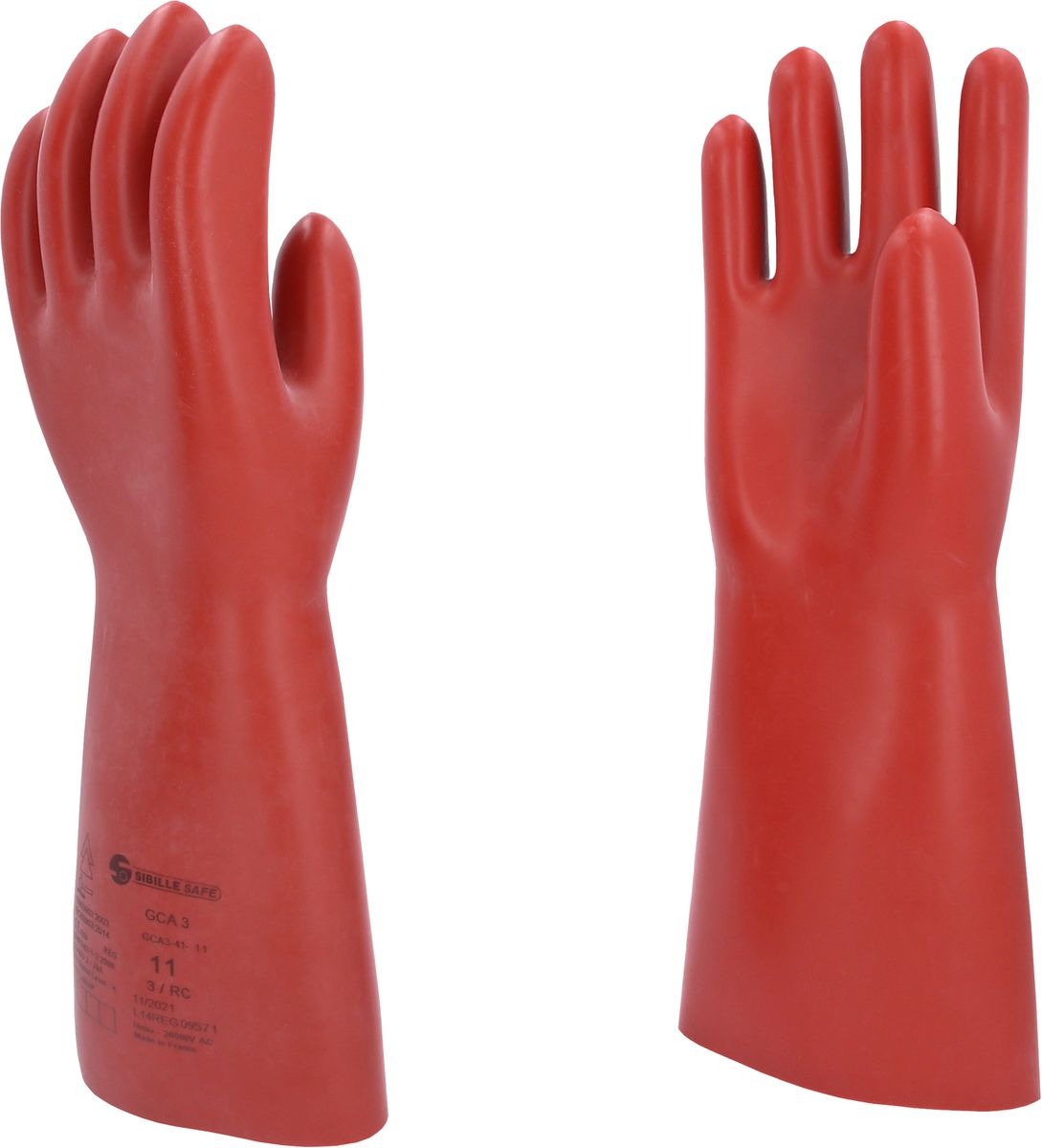 KS TOOLS Gant de protection pour électricien à protection mécanique et thermique, taille 11, classe 3, rouge ( 117.0014 )