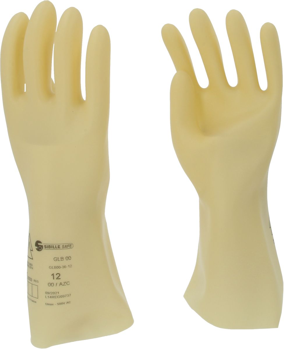 KS TOOLS Gant de protection pour électricien à isolation protectrice, taille 12, classe 00, blanc ( 117.0050 )
