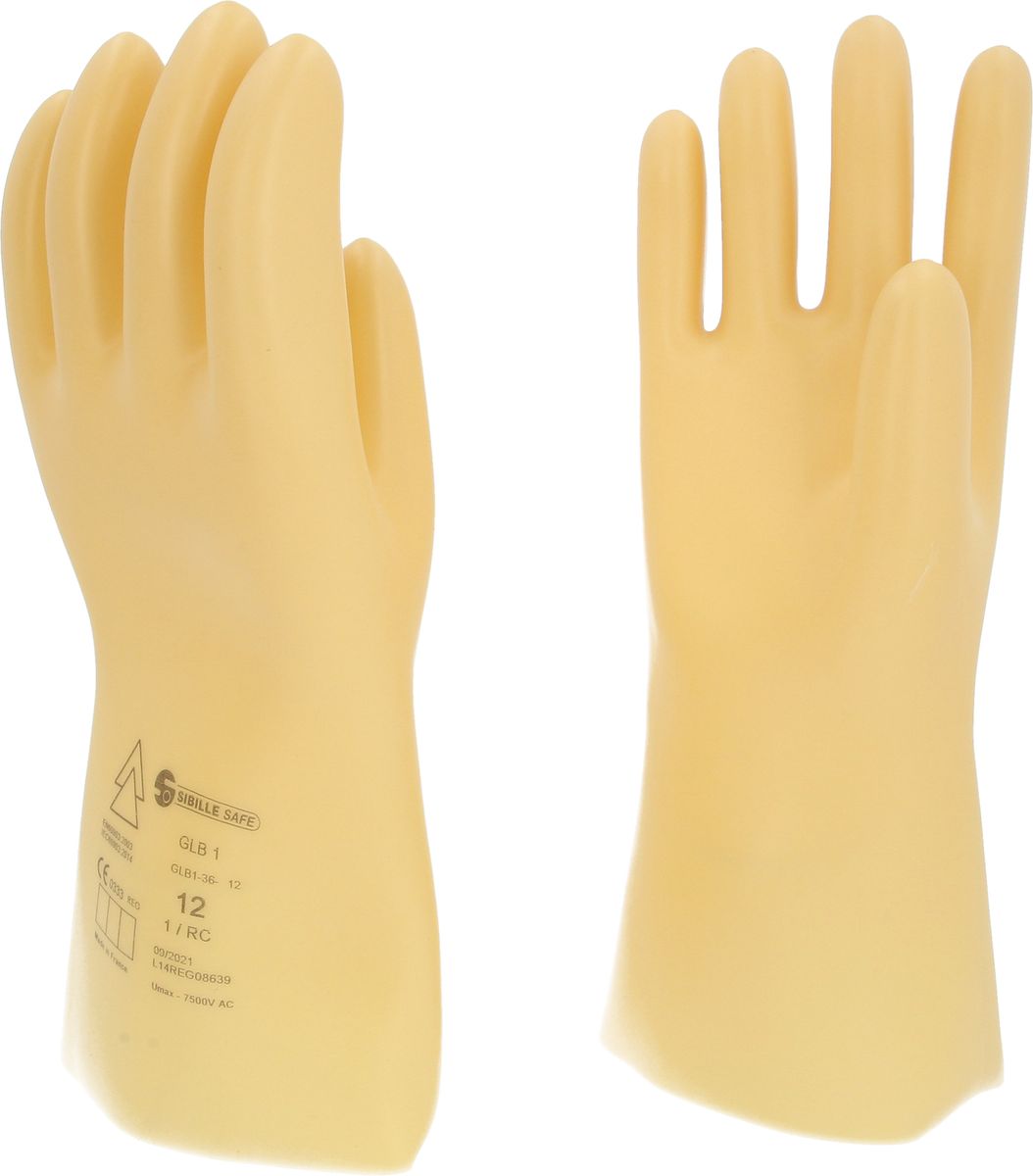 KS TOOLS Gant de protection pour électricien à isolation protectrice, taille 12, classe 1, blanc ( 117.0056 )