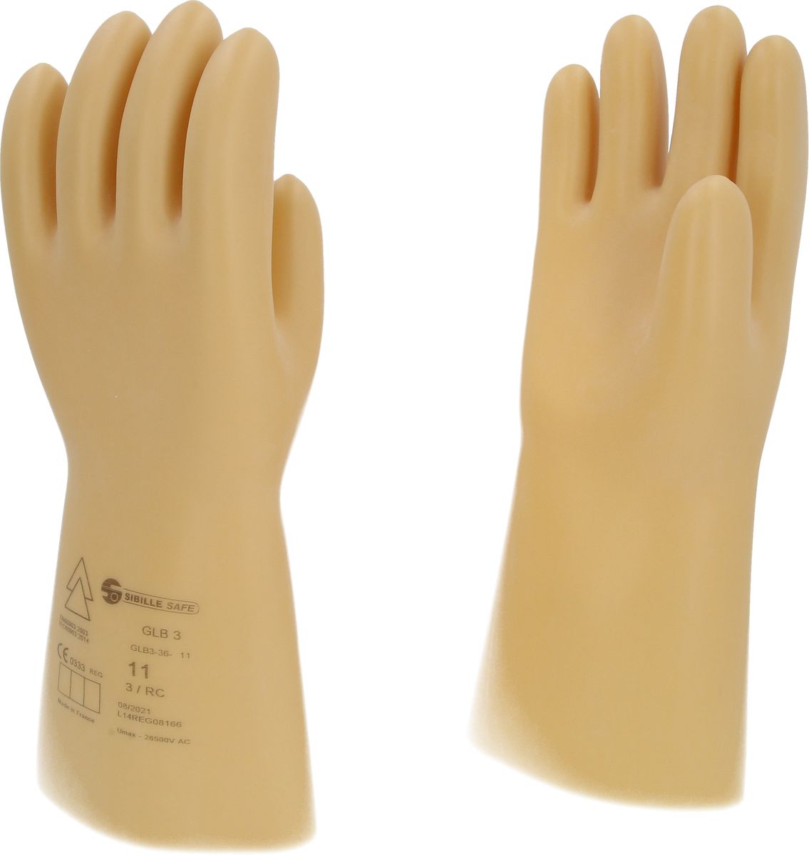 KS TOOLS Gant de protection pour électricien à isolation protectrice, taille 11, classe 3, blanc ( 117.0061 )