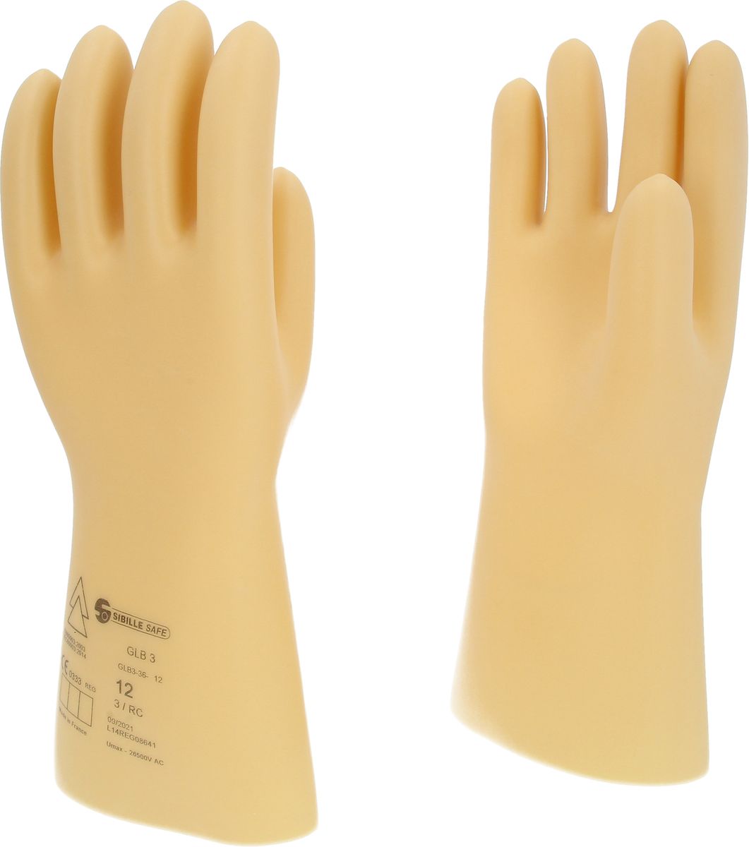 KS TOOLS Gant de protection pour électricien à isolation protectrice, taille 12, classe 3, blanc ( 117.0062 )