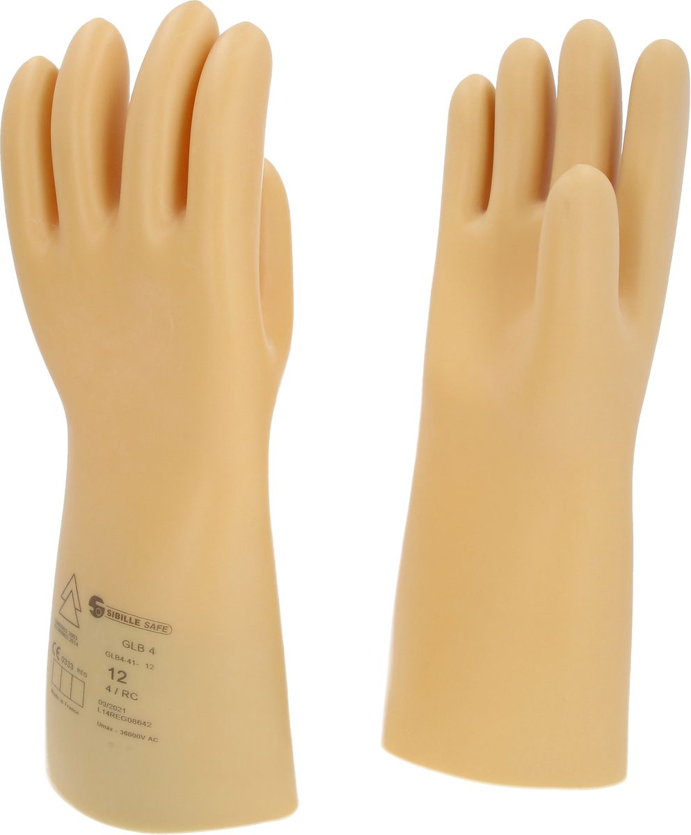 KS TOOLS Gant de protection pour électricien à isolation protectrice, taille 12, classe 4, blanc ( 117.0065 )