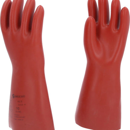 KS TOOLS Gant de protection pour électricien à protection mécanique, taille 10, classe 0, rouge ( 117.0069 )