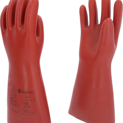 KS TOOLS Gant de protection pour électricien à protection mécanique, taille 10, classe 0, rouge ( 117.0069 )