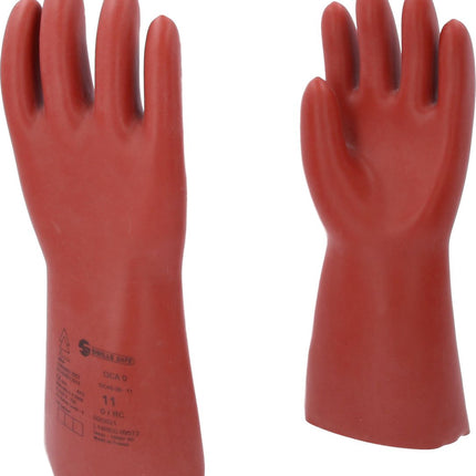 KS TOOLS Gant de protection pour électricien à protection mécanique et thermique, taille 11, classe 0, rouge ( 117.0088 )
