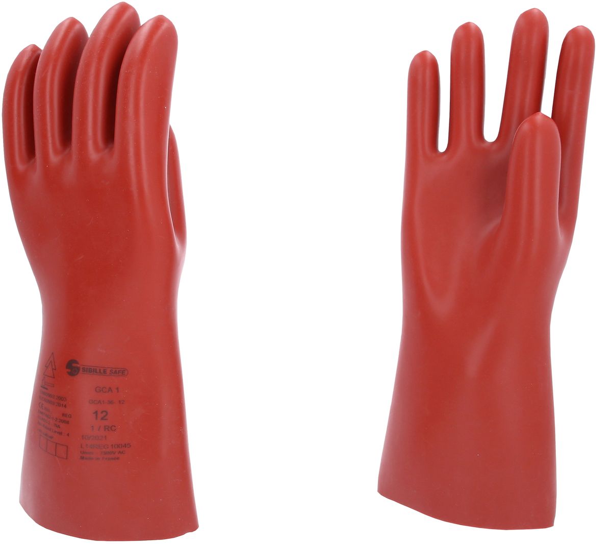 KS TOOLS Gant de protection pour électricien à protection mécanique et thermique, taille 12, classe 1, rouge ( 117.0092 )