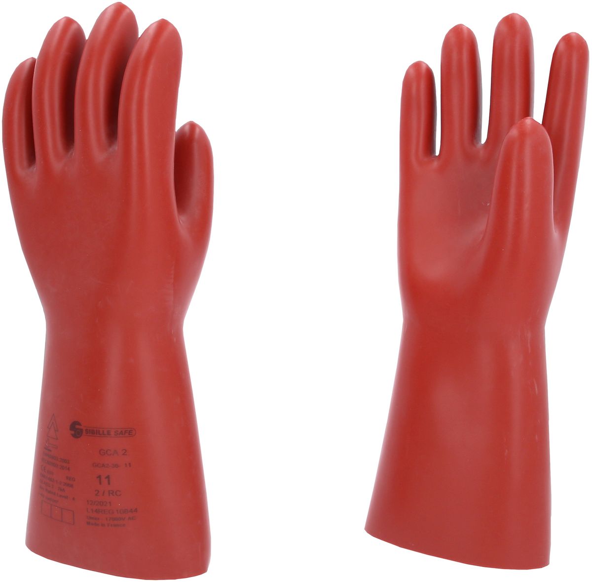 KS TOOLS Gant de protection pour électricien à protection mécanique et thermique, taille 11, classe 2, rouge ( 117.0094 )