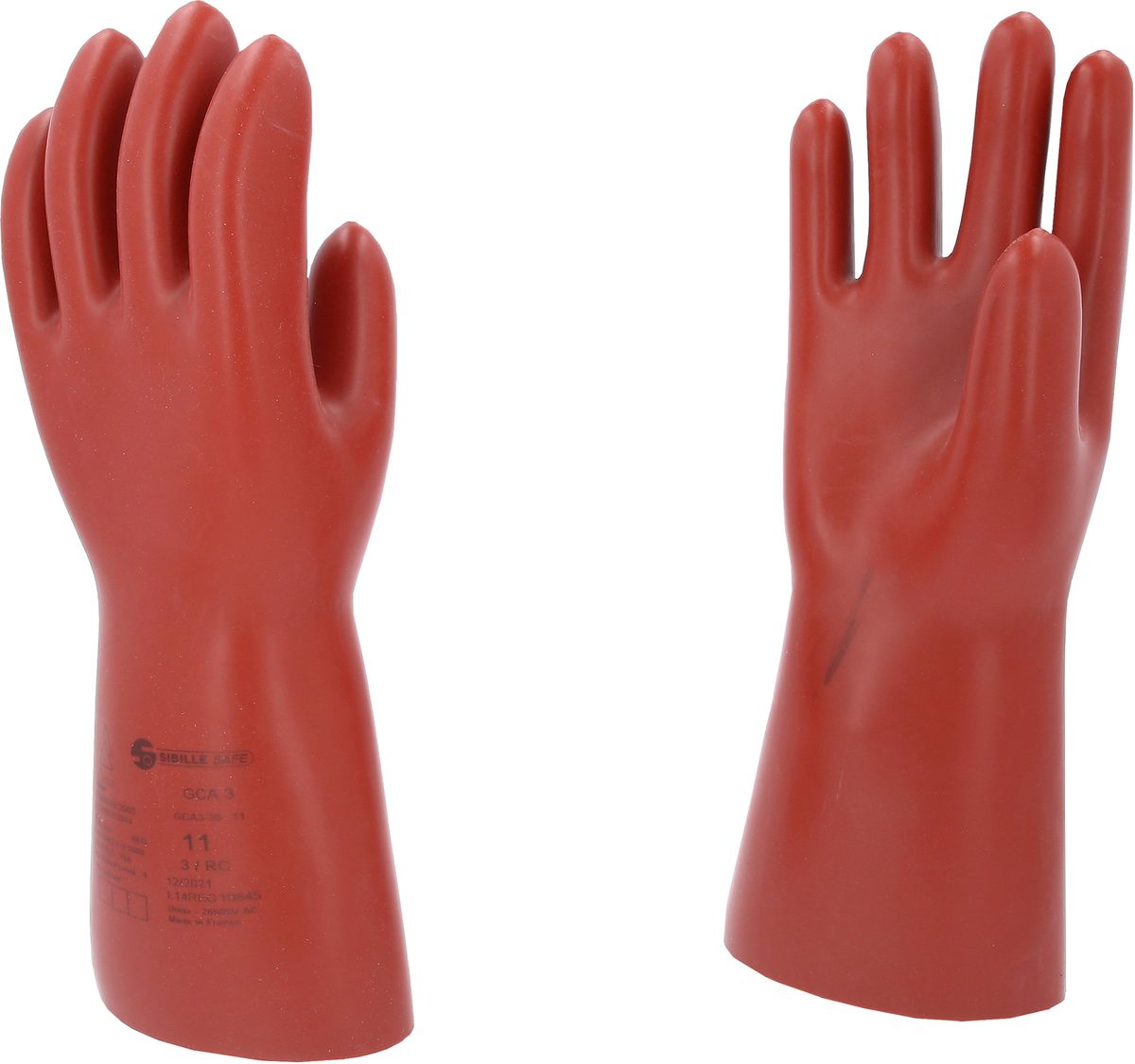 KS TOOLS Gant de protection pour électricien à protection mécanique et thermique, taille 11, classe 3, rouge ( 117.0097 )