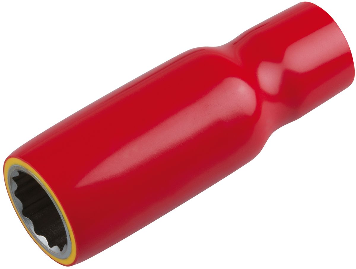 KS TOOLS Douille 3/8' avec revêtement isolant, longue, 15 mm ( 117.1095 )