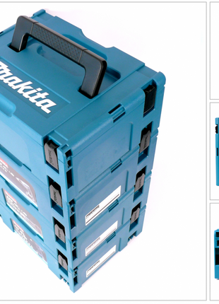 Makita Makpac 2 Transportbox Systemkoffer 4er Set - Toolbrothers