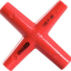 KS TOOLS Clé en croix avec revêtement isolant, 11x13x14x17 mm ( 117.1707 )