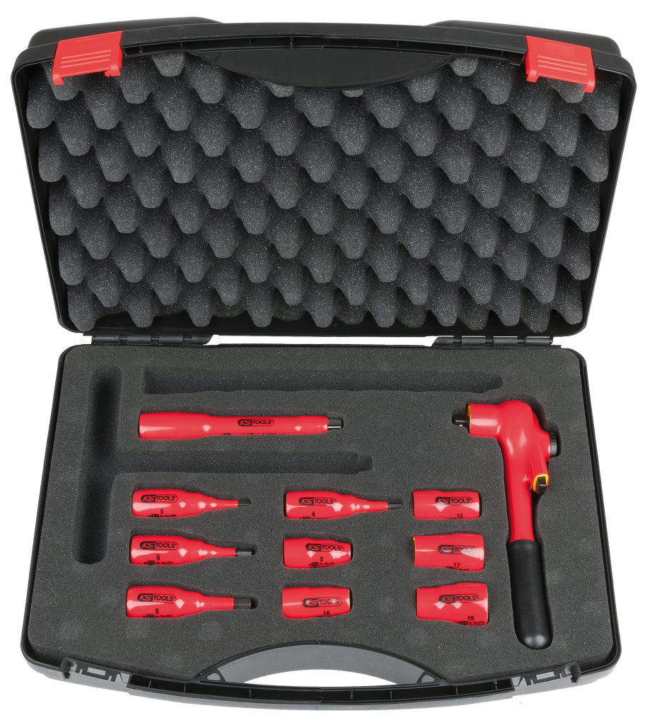 KS TOOLS 3/8' Coffret de douilles isolées, 11 pcs  ( 117.1887 )