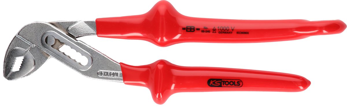 KS TOOLS Pince multiprise 1000 V avec œillets pour sangle de sécurité ( 117.2205 )
