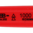 KS TOOLS Clé plate à cliquet avec revêtement isolant, 10 mm ( 117.2262 )