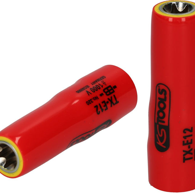 KS TOOLS Douille 3/8' Torx E avec revêtement isolant, E8, longue ( 117.2367 )
