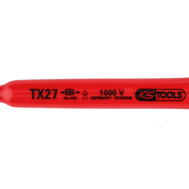 KS TOOLS Clé mâle Torx à poignée en T avec revêtement isolant, T50, 200 mm ( 117.2421 )