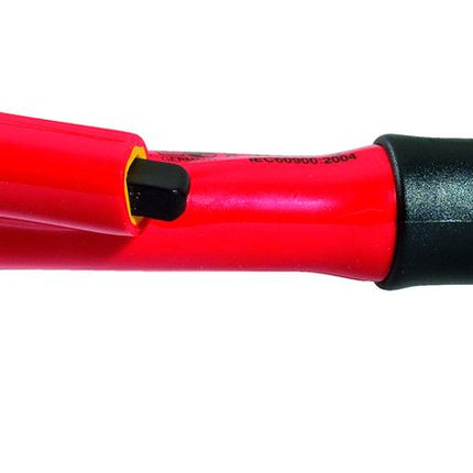 KS TOOLS Cliquet réversible 3/8'' avec revêtement isolant avec mécanisme de blocage, 32 dents ( 117.3800 )