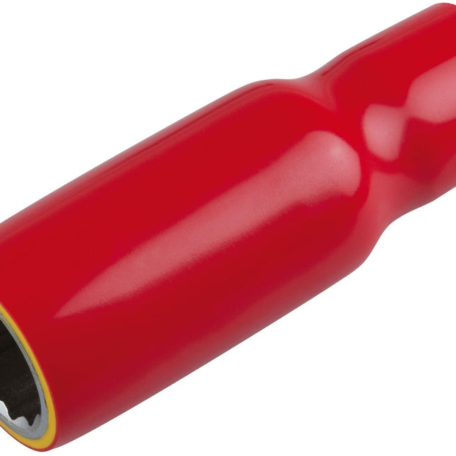 KS TOOLS 3/8" Stecknuss mit Schutzisolierung, lang, 19 mm ( 117.3882 ) - Toolbrothers