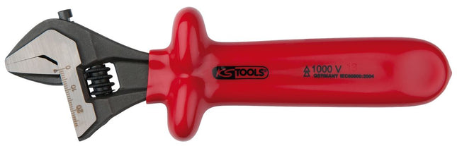 KS TOOLS Clé à molette avec revêtement isolant, 34 mm ( 117.4272 )