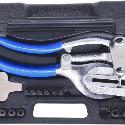 KS TOOLS Lochzangen-Satz, 16-tlg ( 118.0105 ) - Toolbrothers