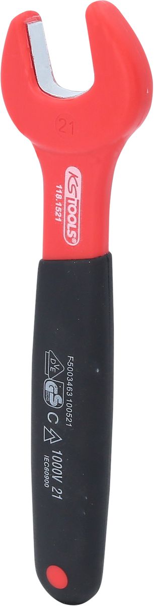 KS TOOLS Llave de boca aislada, 21 mm ( 118.1521 )