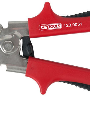 KS TOOLS Rohr-Einziehzange, abgewinkelt, 225 mm ( 123.0051 ) - Toolbrothers