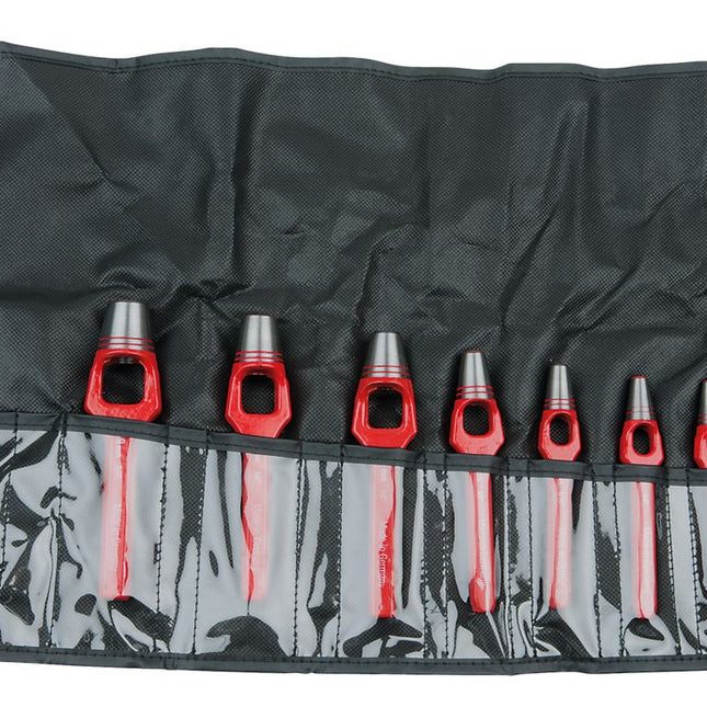 KS TOOLS Henkellocheisen-Satz, 8-tlg ( 129.2103 ) - Toolbrothers