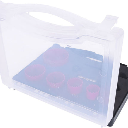 KS TOOLS Elektriker-Lochsägen-Satz, 8-tlg ( 129.5570 ) - Toolbrothers