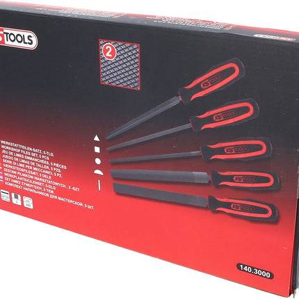 KS TOOLS Werkstattfeilen-Satz, 5-tlg ( 140.3000 ) - Toolbrothers