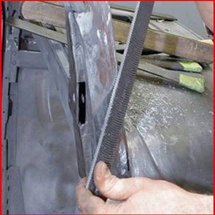 KS TOOLS Lame de lime de carrossier, raynure croisée, douce ( 140.3015 )