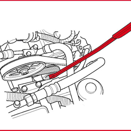 KS TOOLS Clé de poulie de guidage pour Renault Torx T50 ( 150.1302 )